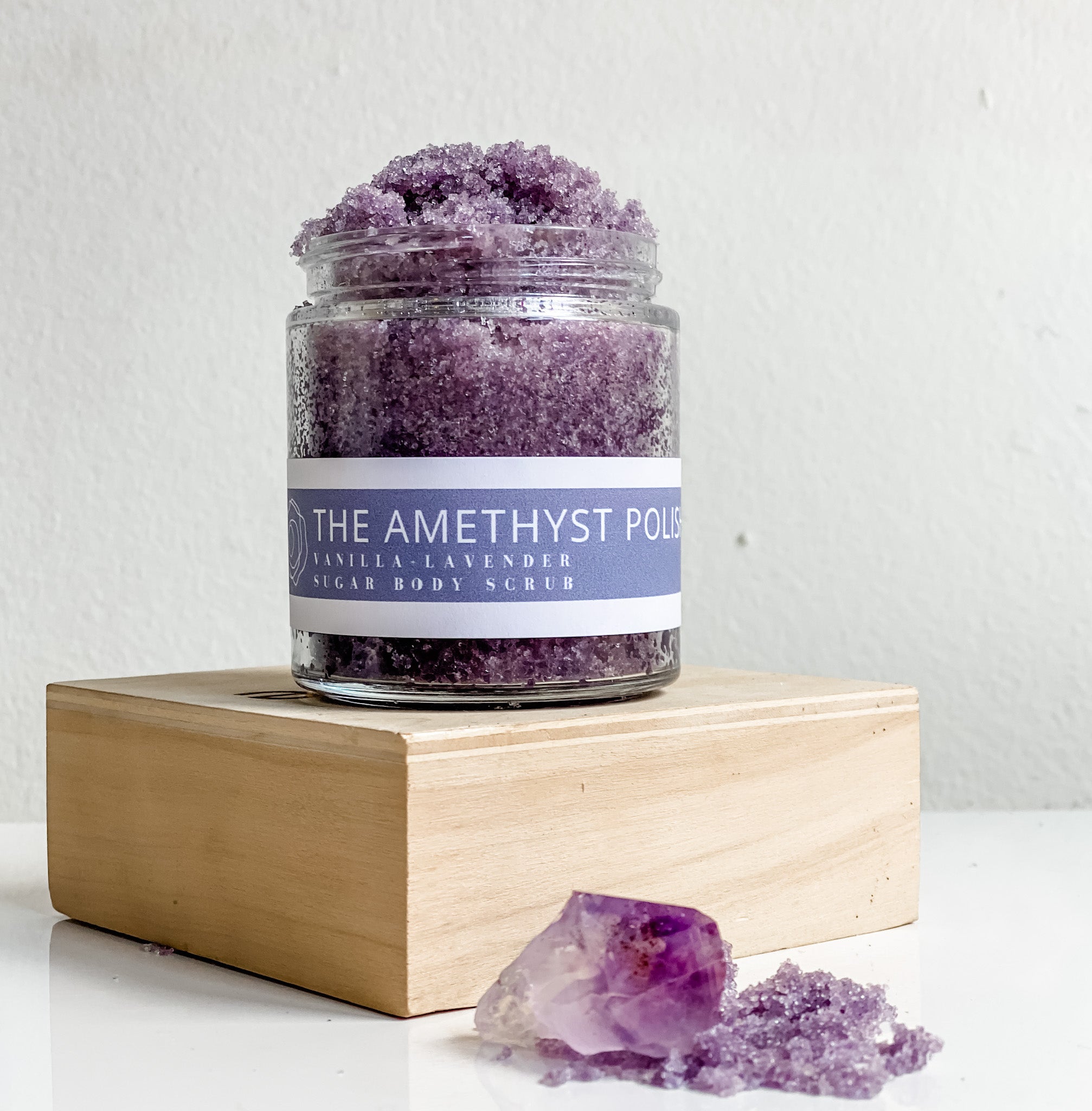 The Amethyst Body Polish - Handmade with Natural Ingredients. Hidden Forest Naturals