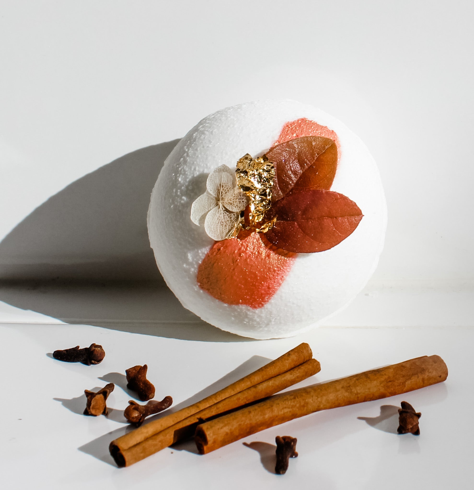 Fall Spice Latte Bath Bomb - Handmade with Natural Ingredients. Hidden Forest Naturals
