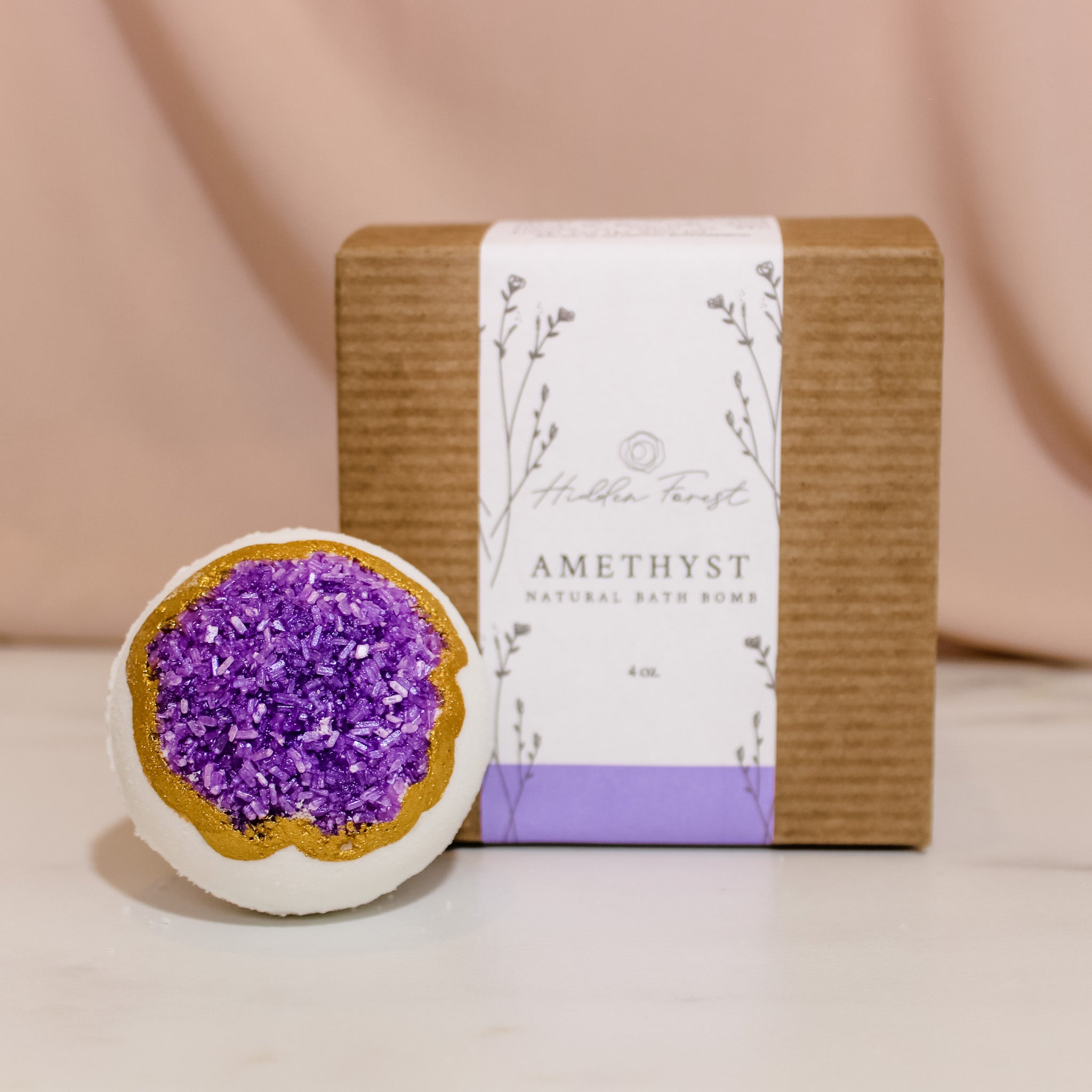 Lavender Amethyst - Vegan Bath Bomb