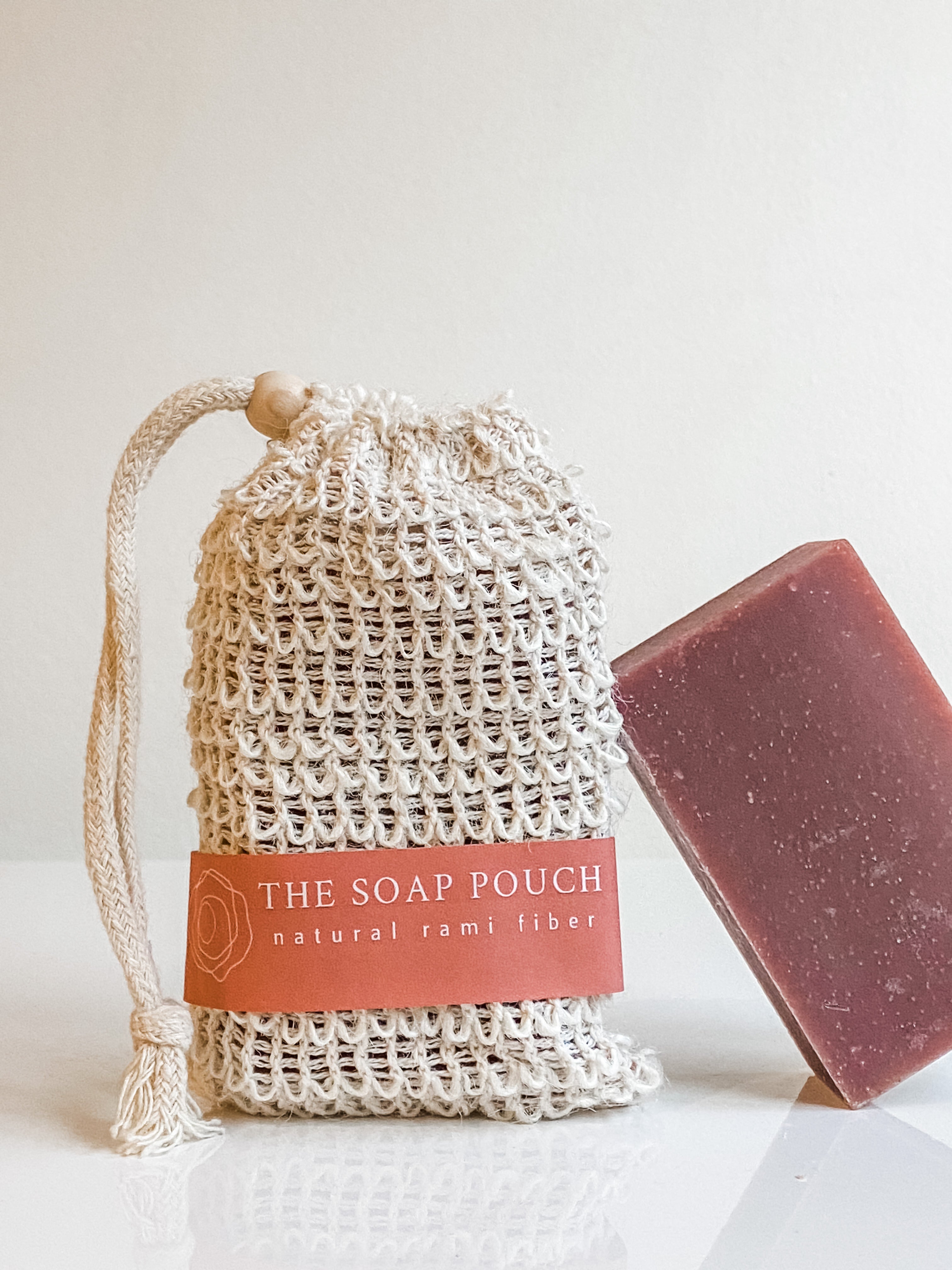 Natural Rami Soap Pouch of the Hidden Forest - Handmade with Natural Ingredients. Hidden Forest Naturals