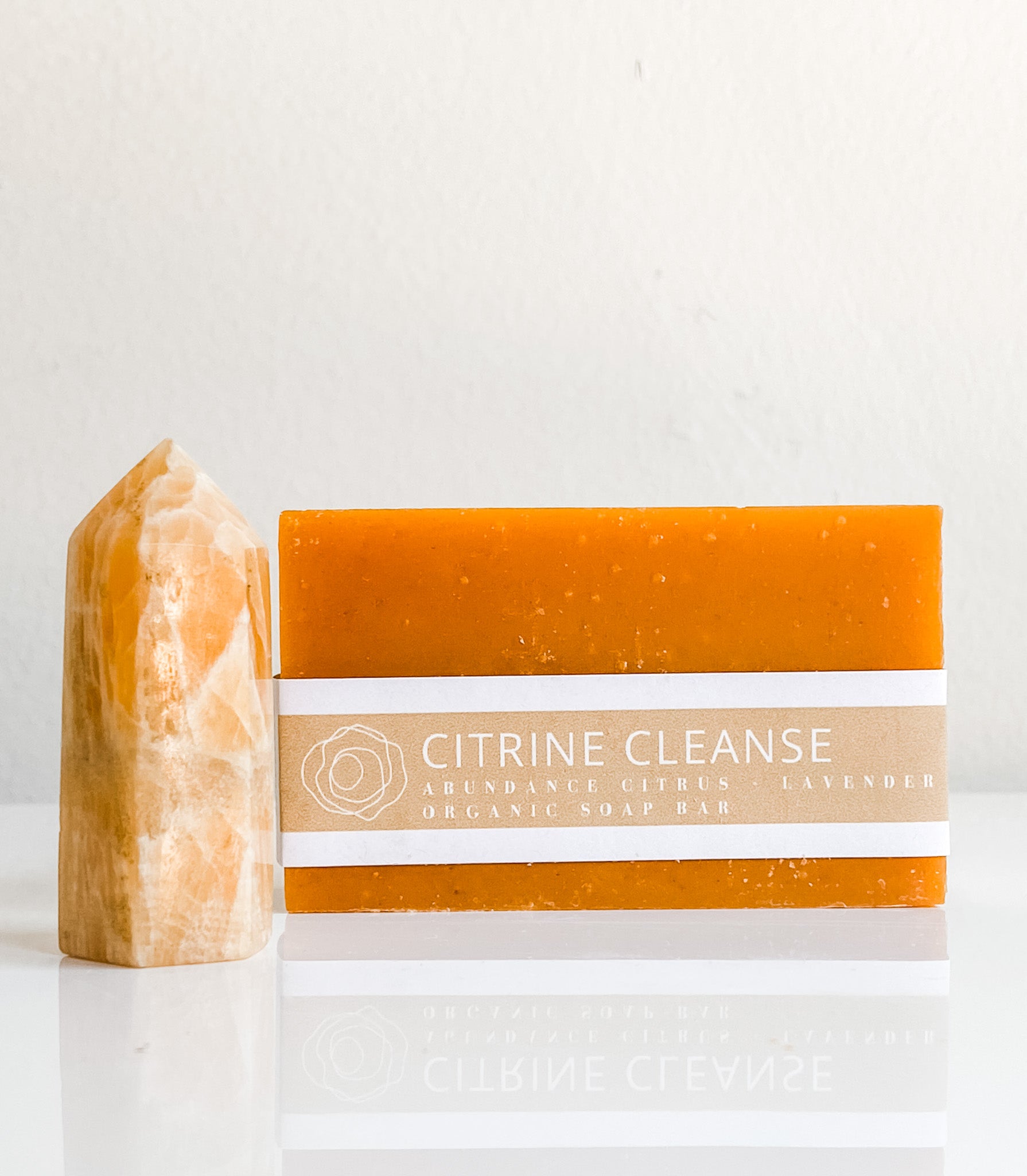 Citrine Clarifying Citrus Organic Bar Soap - Handmade with Natural Ingredients. Hidden Forest Naturals
