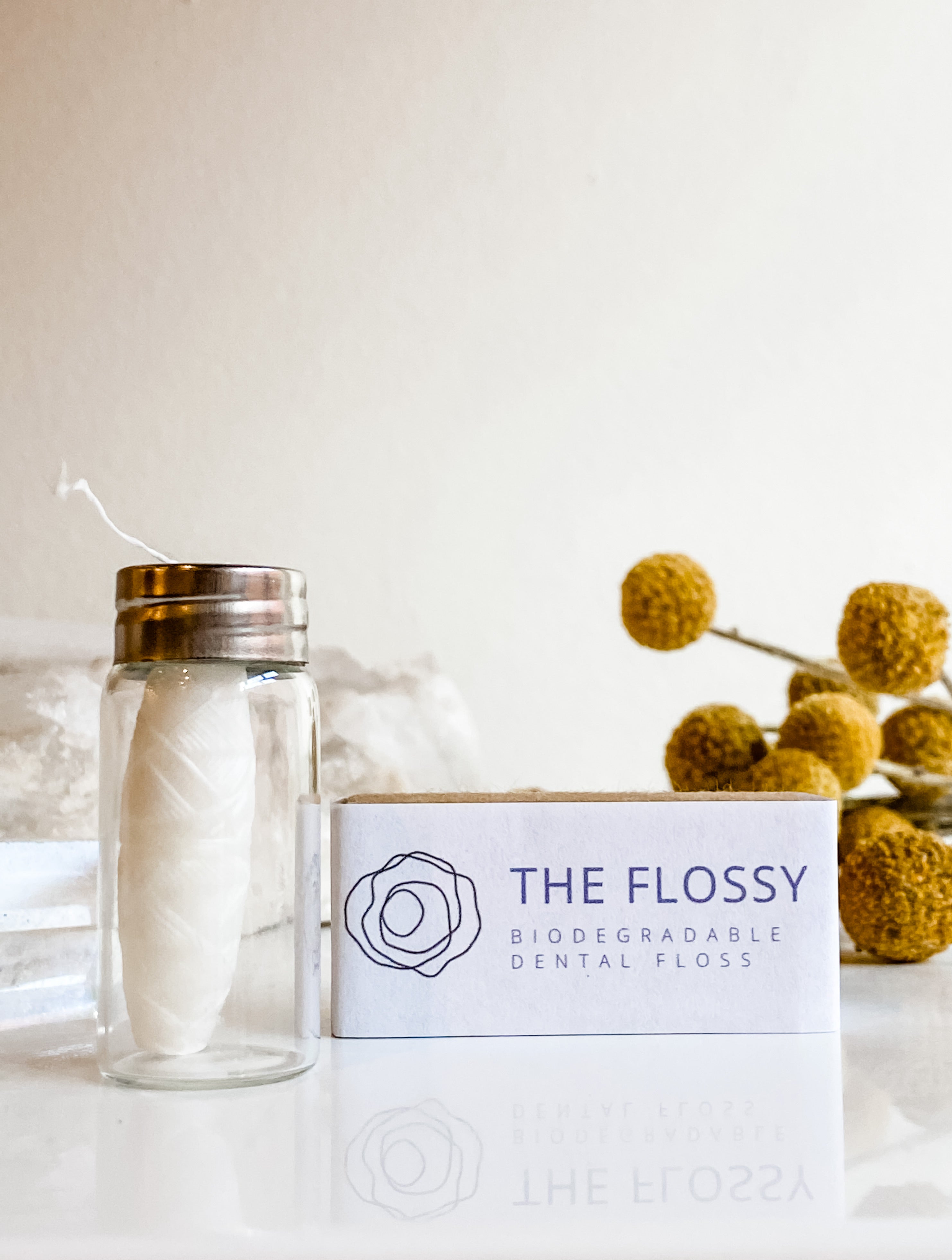 The Flossy - Biodegradable Dental Floss - Handmade with Natural Ingredients. Hidden Forest Naturals